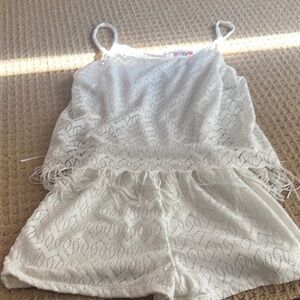 Kids White Lace Bottoms